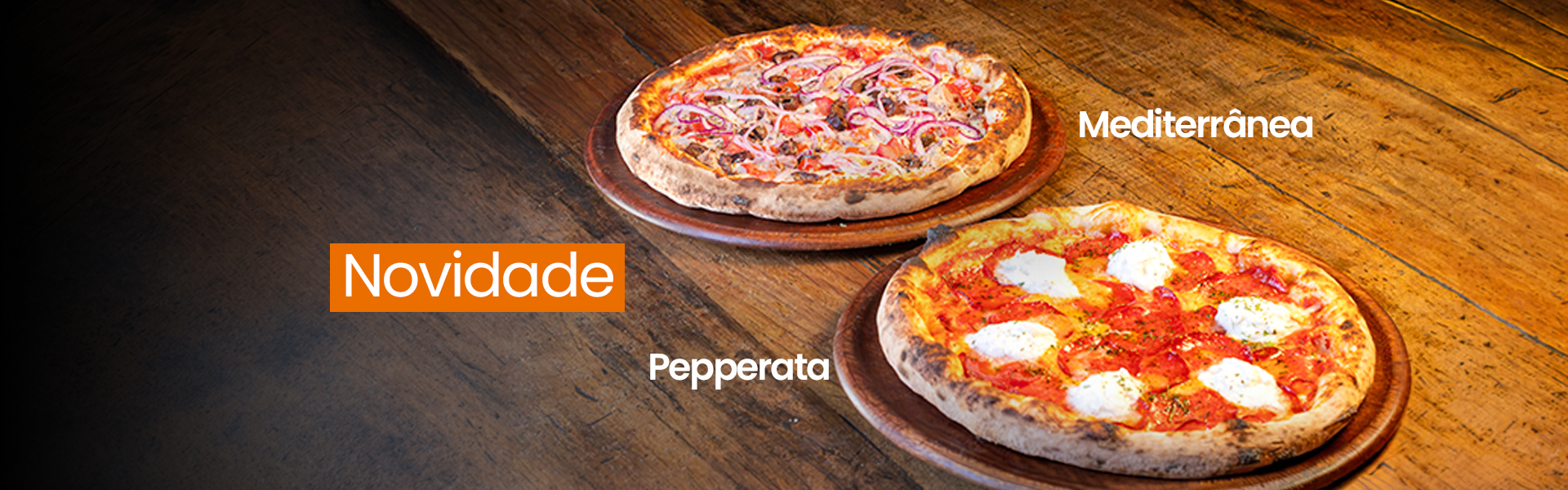 novas pizzas